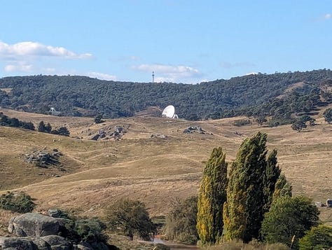 Michael Plis visit to CDSCC Canberra DSN NASA Listening Station.