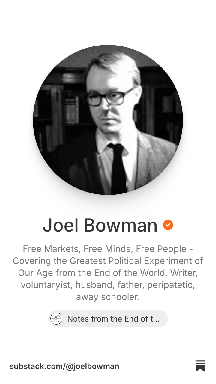Joel Bowman | Substack