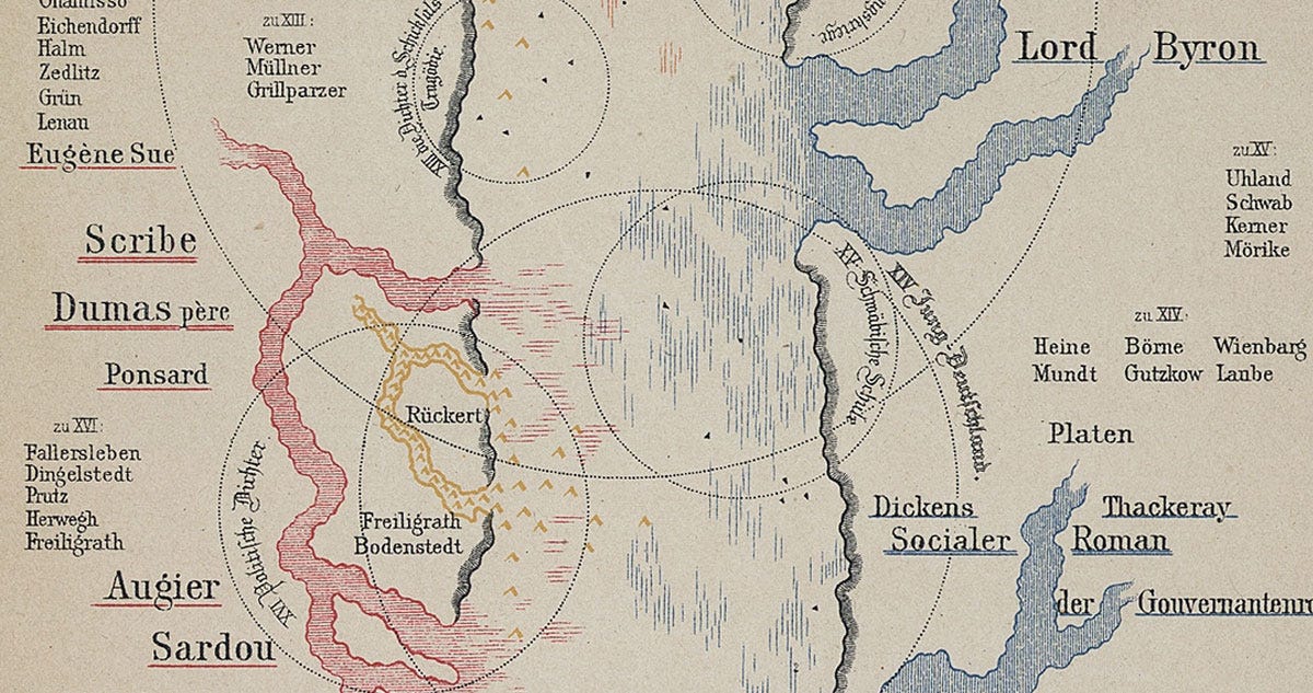 Visualizing the history of literature