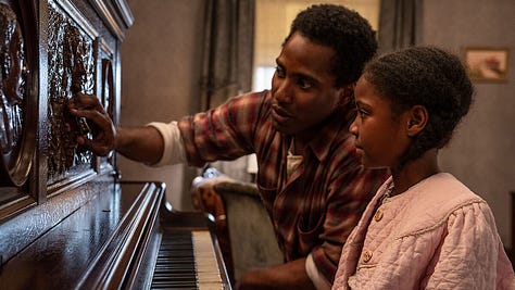 Stills from the recent release movies Blitz, The Piano Lesson, Daughters, Wicked: Part One and Goodrich