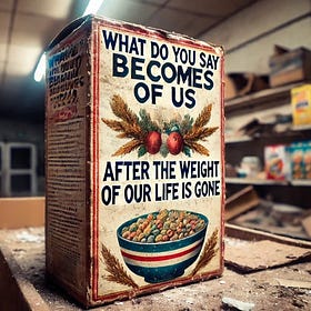 What do You Say Becomes of Us, After the Weight of Life is Gone? 