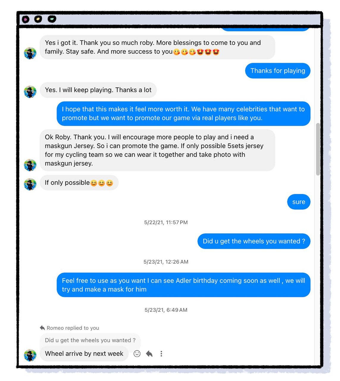 One way to build consumer loyalty is to be directly in touch with your most engaged users. It doesn’t scale, but it makes a sea of difference in retaining your core believers. 