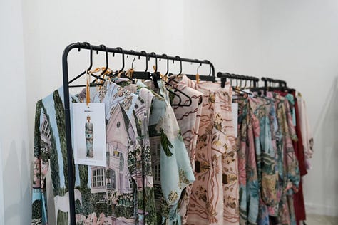 Azzi+Co Showroom in Paris, jewels, shoes, clothes