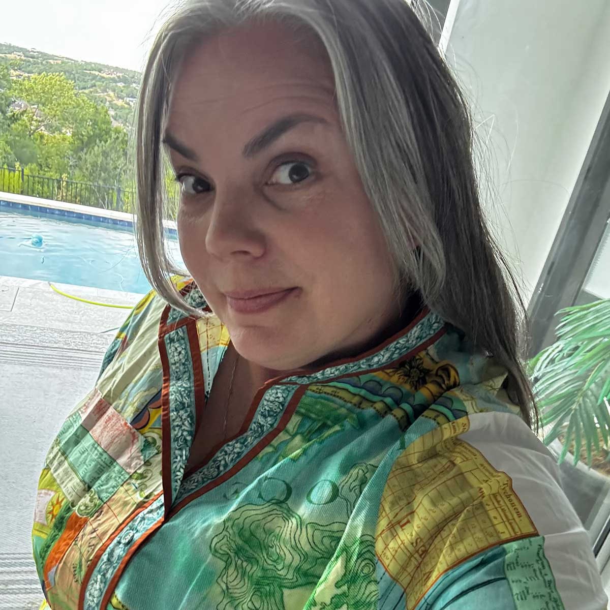 KK in Alemais dress selfie KK in Alemais dress selfie