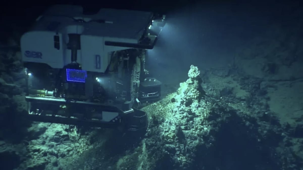 Miles beneath the surface, where sunlight can no longer penetrate, exists an eerie world of cold darkness...