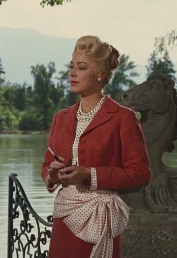 Elsa Schrader (Eleanor Parker) 1940s dress suit from The Sound of Music