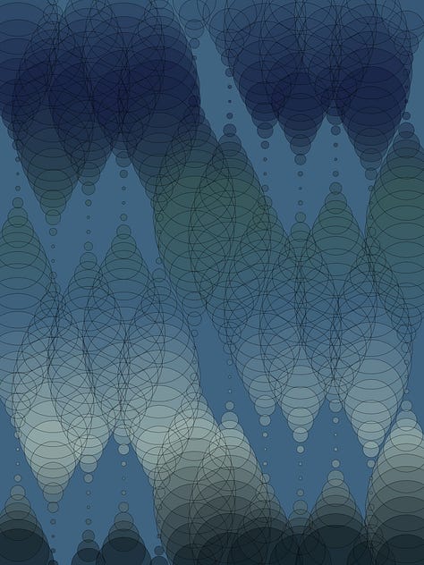 Pretty blue wallpapers made with rgbDesigner