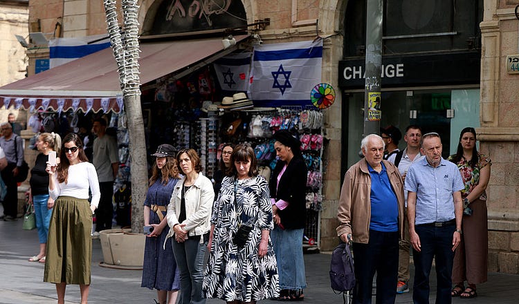 Israel Pauses to Remember the 6 Million - by Amit Segal