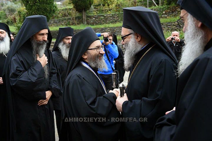 Ὁ Πατριάρχης Ἀντιοχείας Ἰωάννης στὸ Ἅγιον Ὅρος