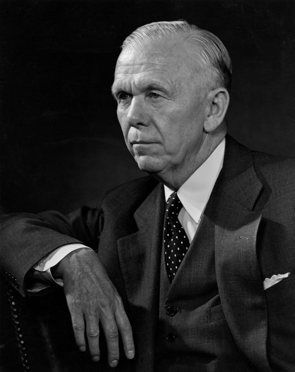General George C. Marshall – Yousuf Karsh