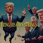 Marionette Cutting His Own Strings