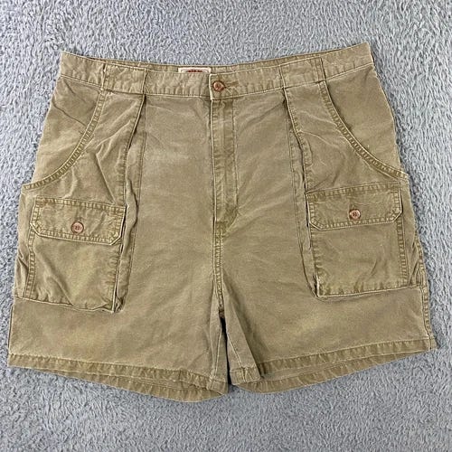 Vintage Banana Republic Cargo Shorts Mens 36 fits 34 Safari Bush Hike Hunting - Picture 1 of 9