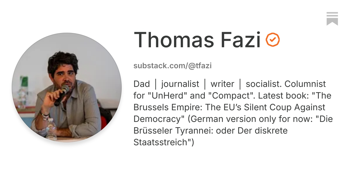 Thomas Fazi | Substack