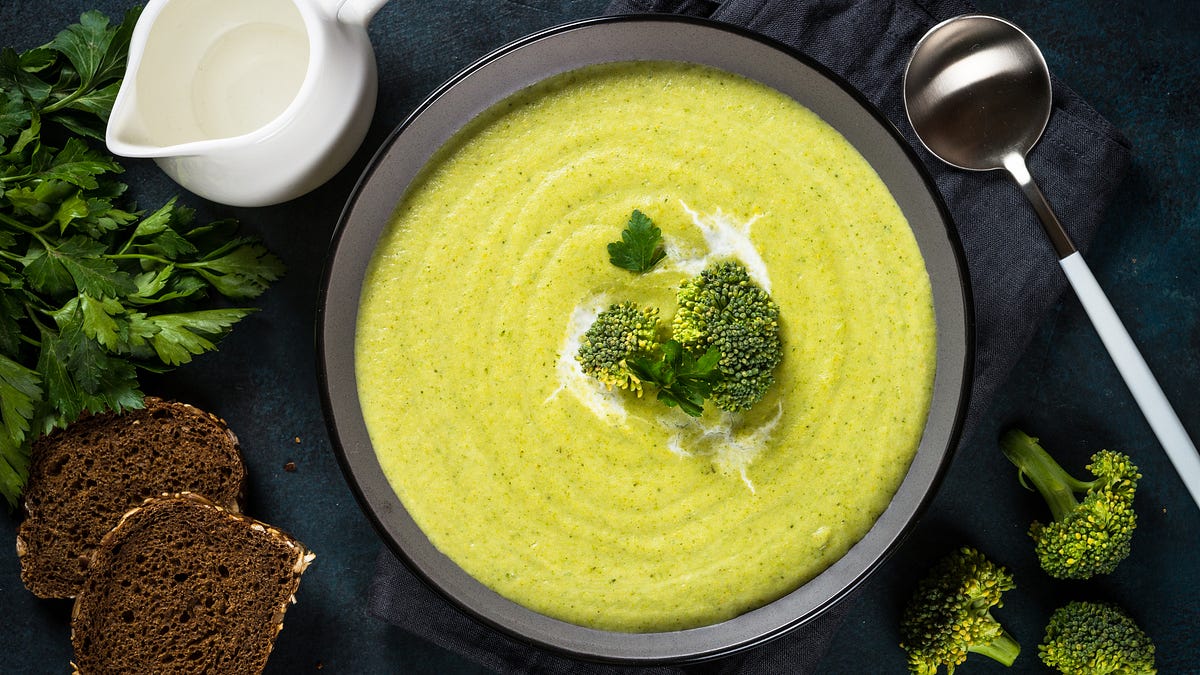 Cheezy Broccoli Bliss Soup - by Michael Corthell