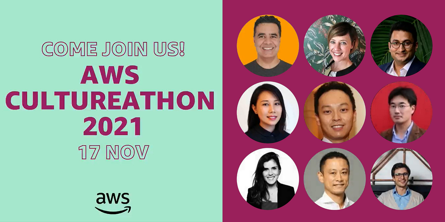 AWS Cultureathon, a 25-hour global event on Clubhouse