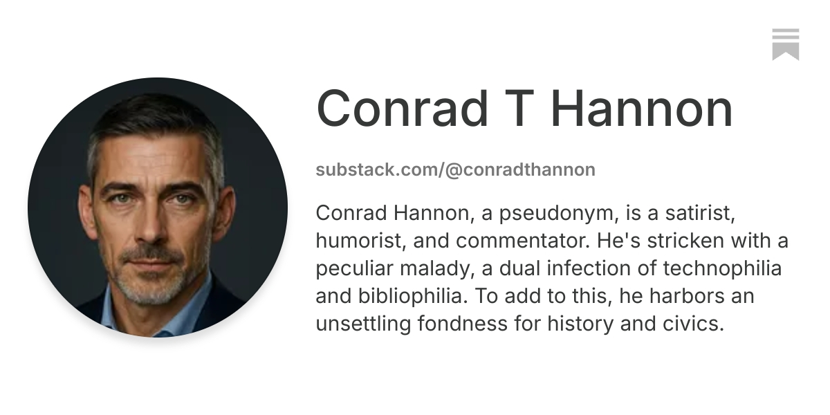 Conrad T Hannon | Substack