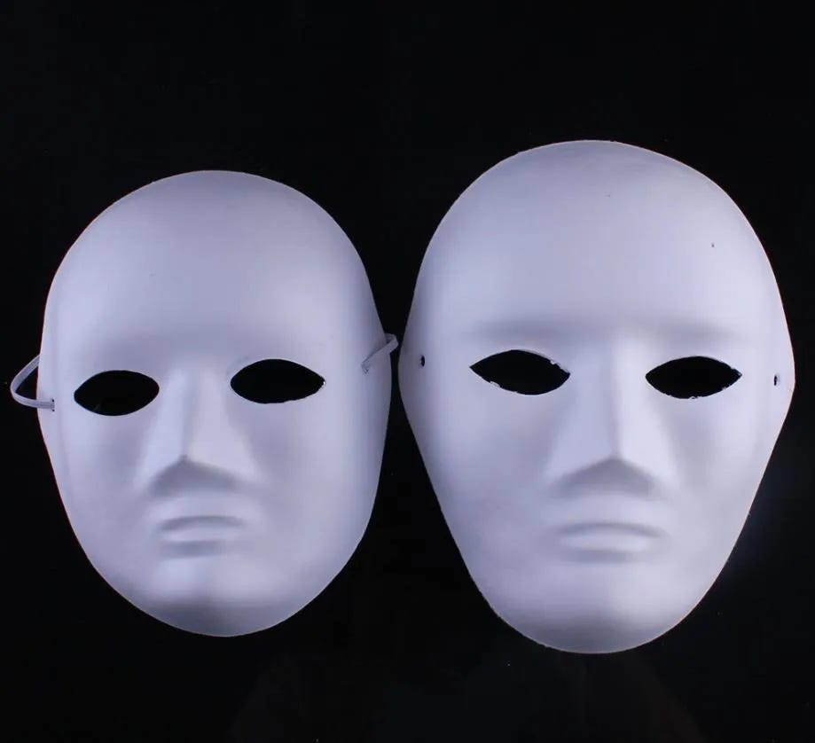 DIY Unpainted White Masquerade Blank Mask For Adults Perfect For Parties,  Carnivals, Christmas And Halloween SN1080 From Linxi2015, $1.14 | DHgate.Com