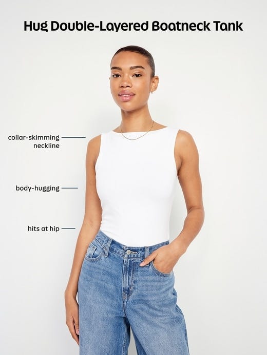 Image number 4 showing, Hug Double-Layer Boat-Neck Top