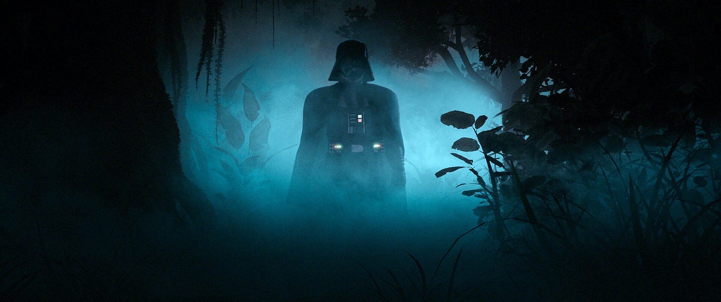 Darth Vader arrives on Janix. Darth Vader arrives on Janix.