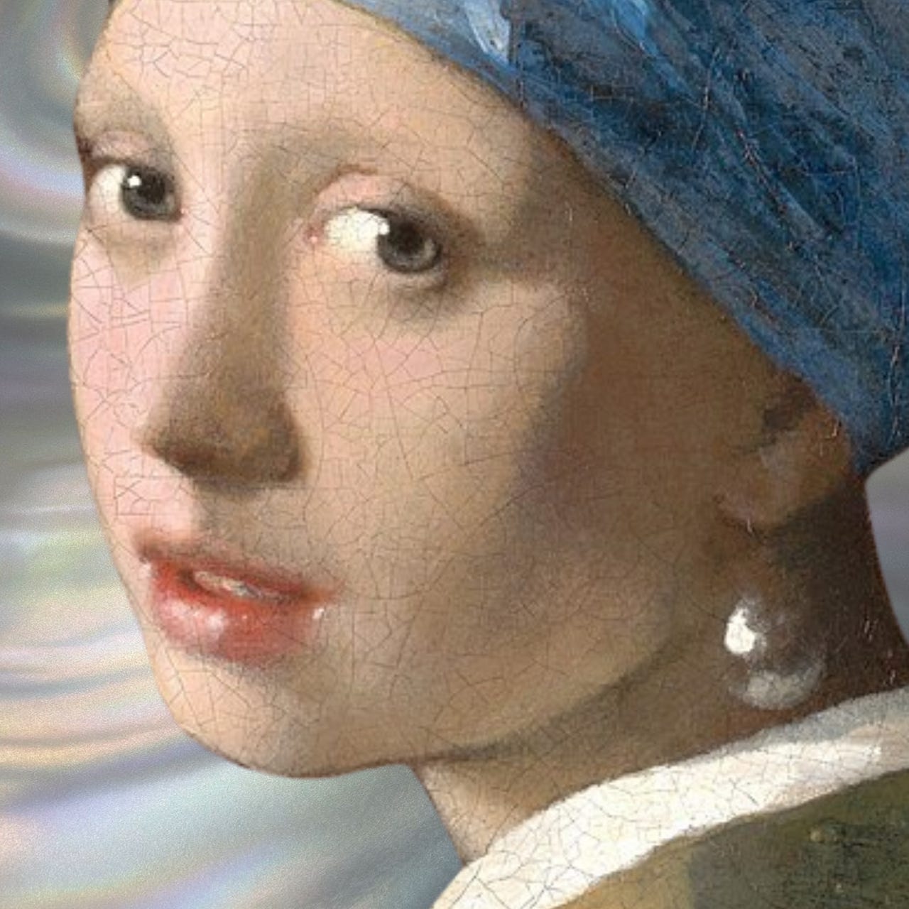 girl with a silver earring