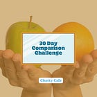 30 Day Comparison Challenge!