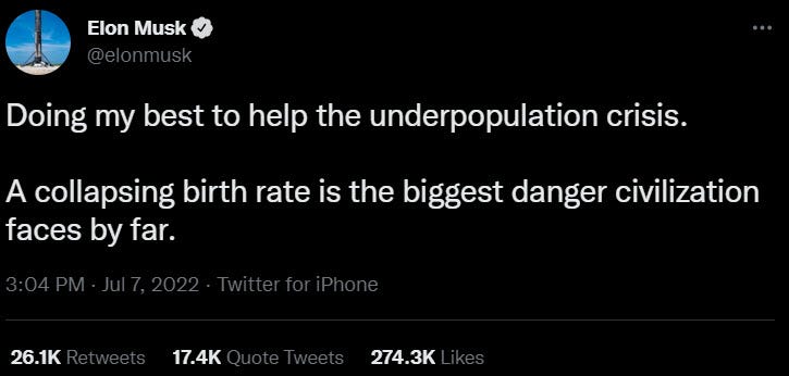 Elon Musk Population Collapse Bullshit Elon Musk Population Collapse Bullshit