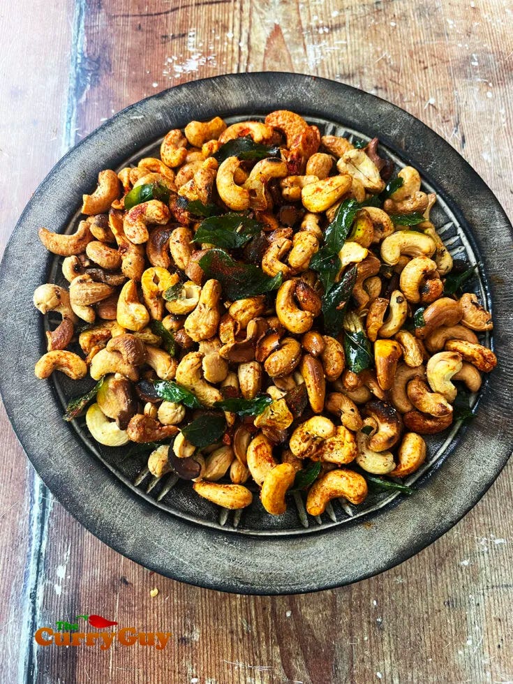 Sri Lankan fried cashews Sri Lankan fried cashews