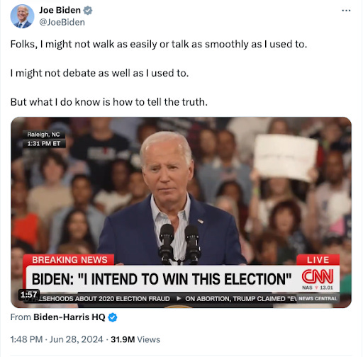 Tweet by Joe Biden Tweet by Joe Biden