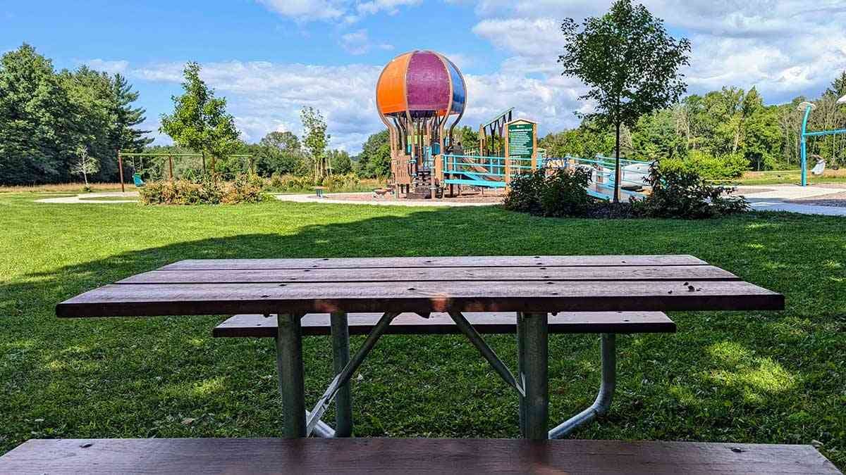 perfect picnic spot Letchworth cover