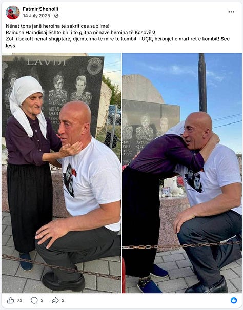 Postimet promovuese te vëllezërve Haradinaj nga Fatmir Sheholli