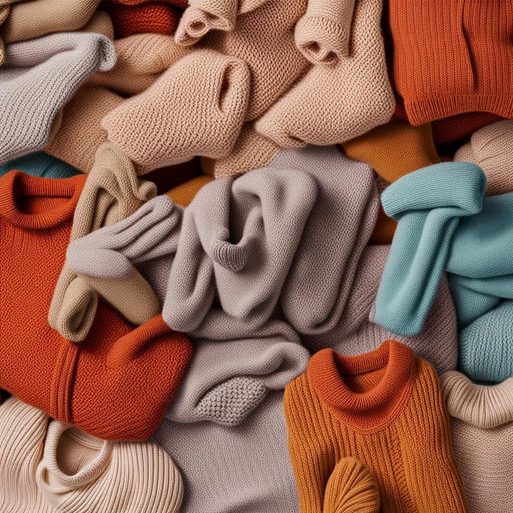 Knit and the graphic used by the AI generator to produce it