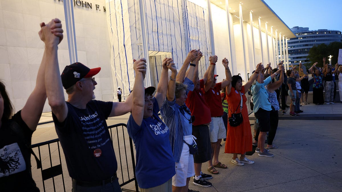 Wow: Kennedy Center Protest Was 8 Times Larger Than Expected
