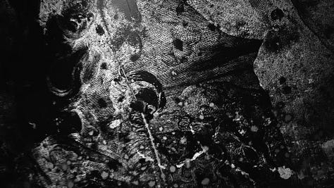 Black and white images captured at Apocalypse: From Last Judgement to Climate Threat