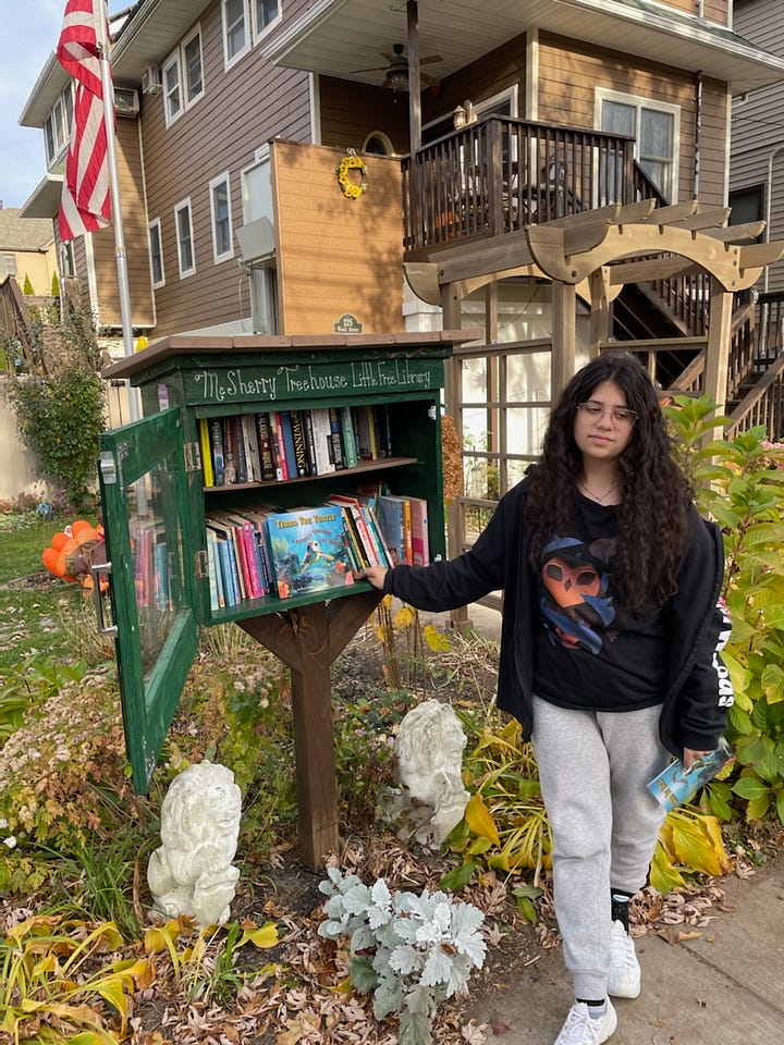 Our book in little street libraries