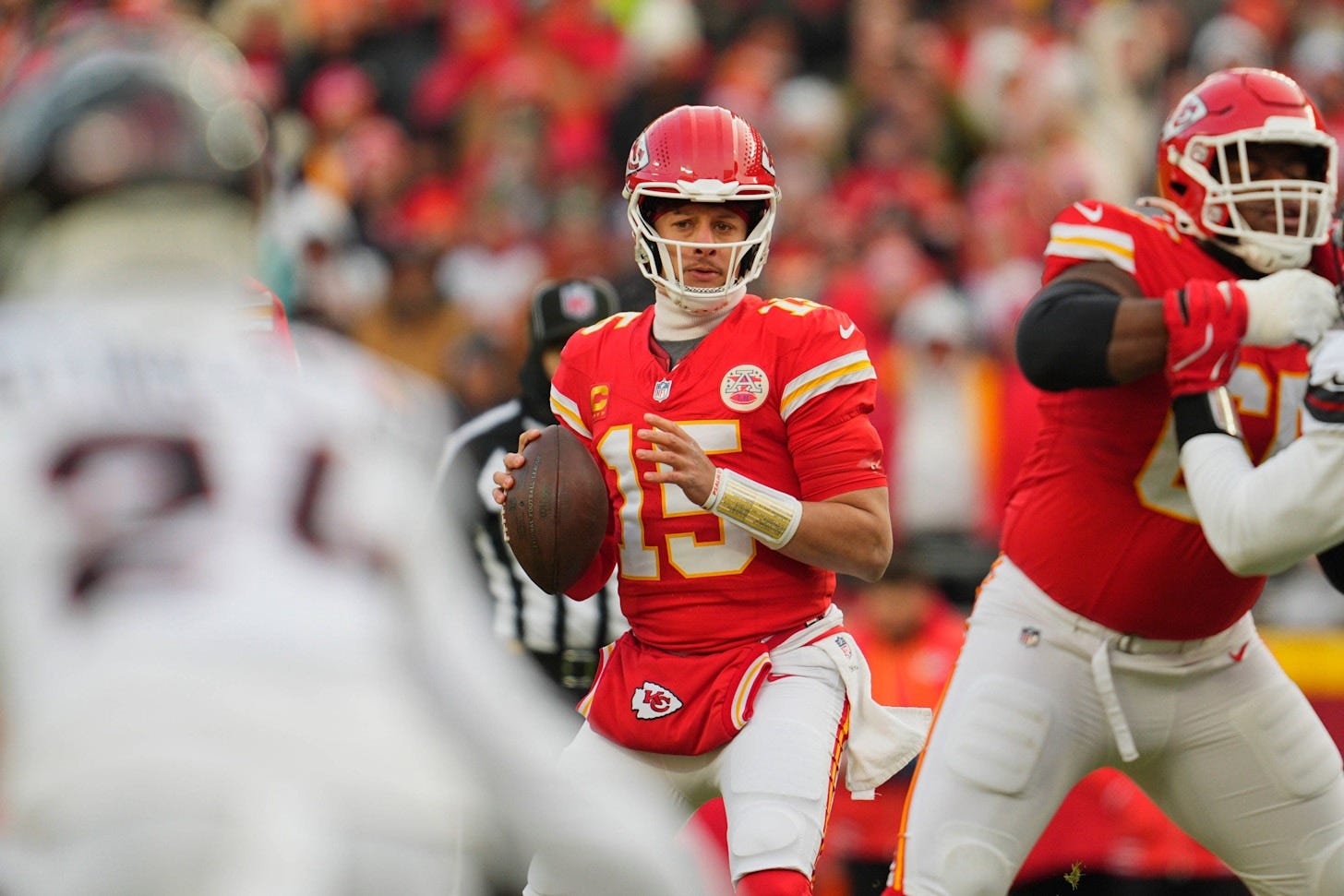 Patrick Mahomes im Pocket
