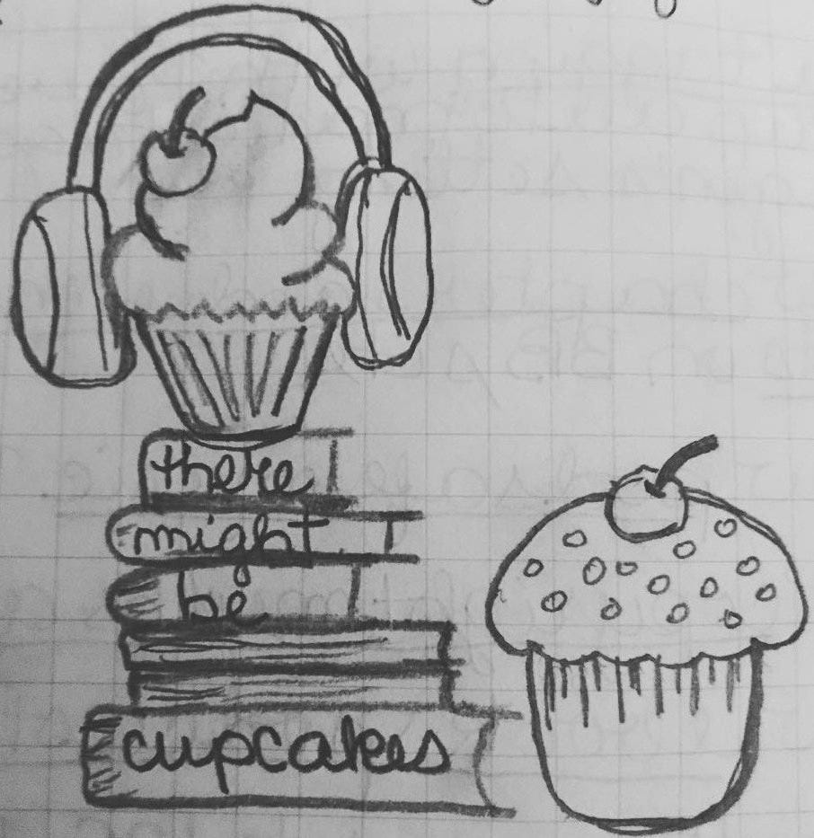there might be cupcakes art there might be cupcakes art