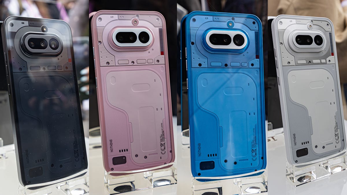 Nothing Phone 4a colors: blue and pink colors revealed at MWC 2026