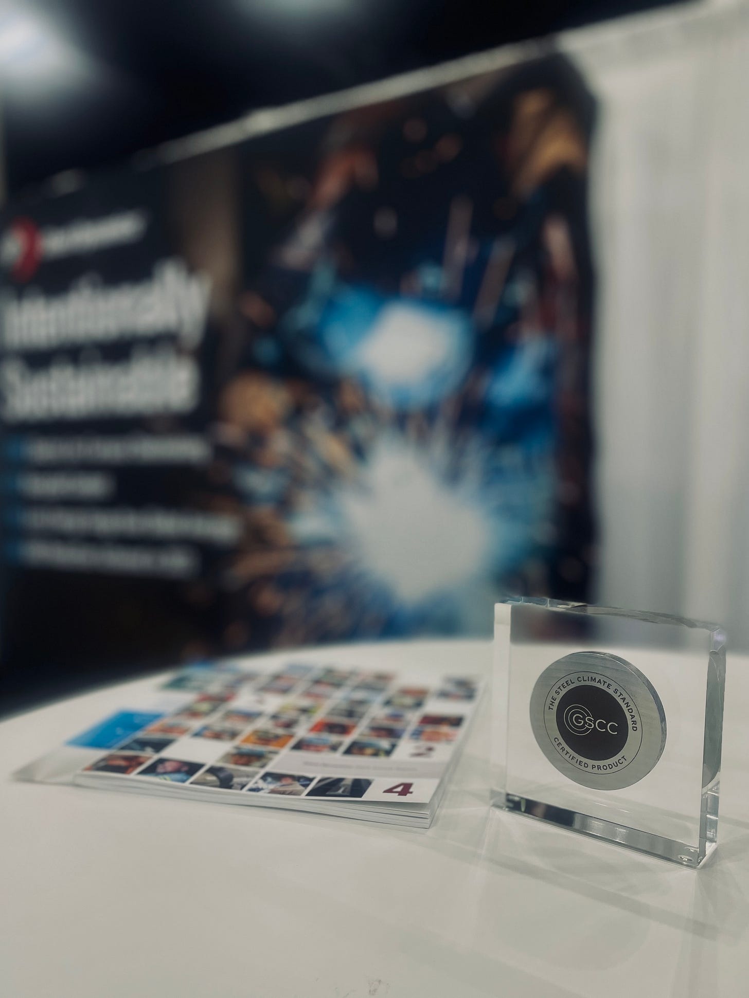 Global Steel Climate Standard Steel Dynamics Steel Climate Standard Certified Product Label Greenbuild 2025