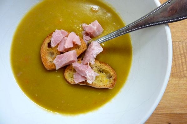 split pea soup with ham