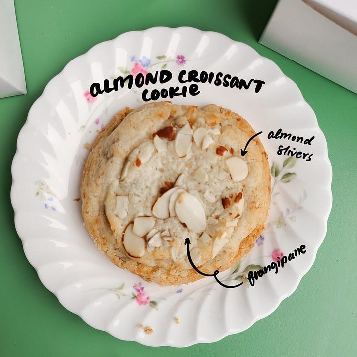 Wheatberry Bakeshop Almond Croissant Cookie