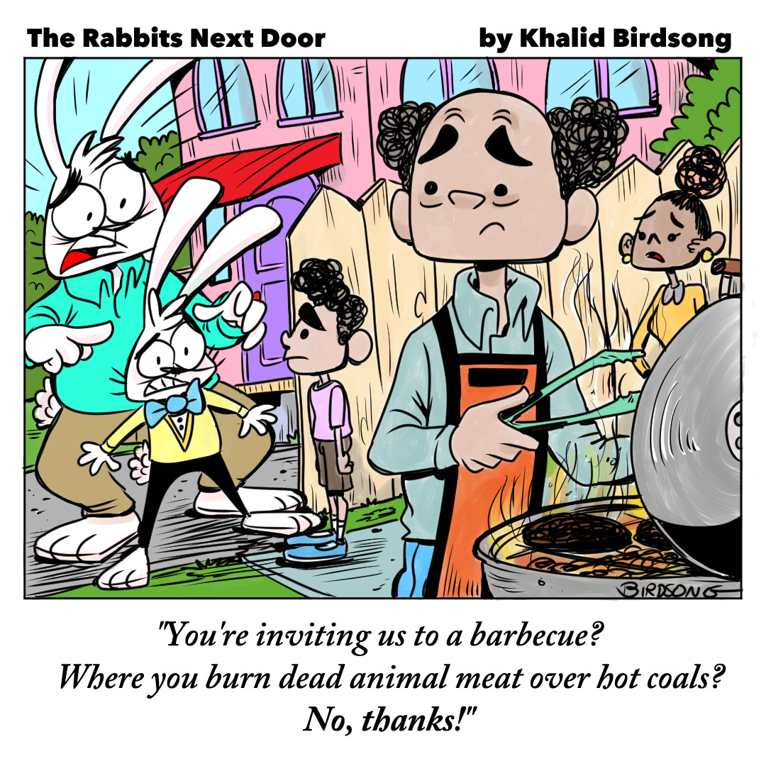 The Rabbits Next Door Comics Set #2 - by Khalid Birdsong