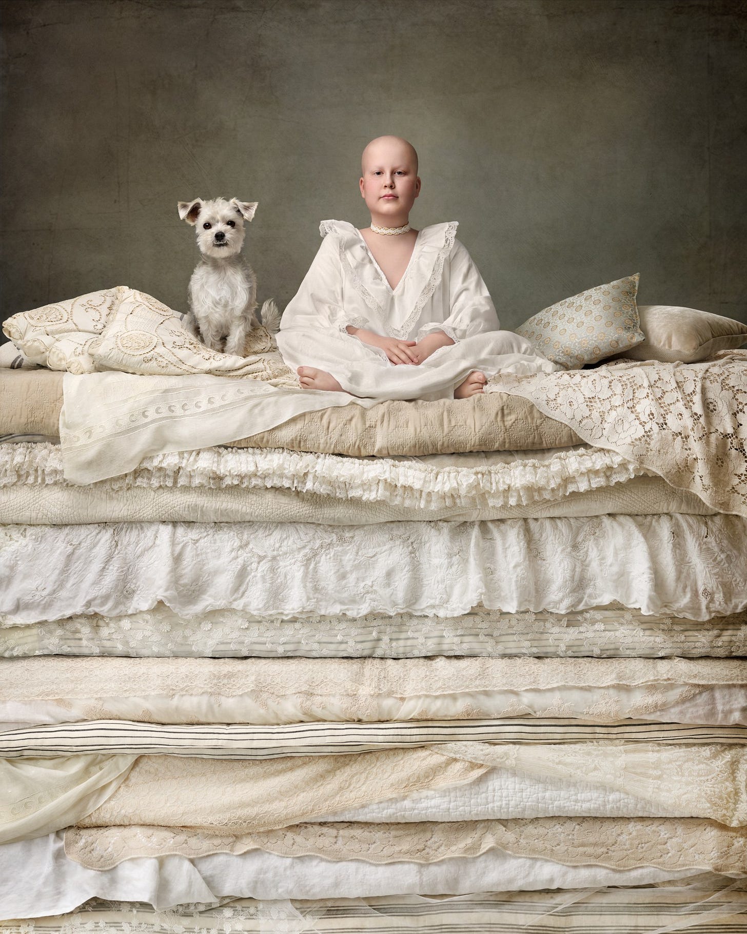 “A Princesa e a Ervilha”, ganhadora da categoria "Cães e Pessoas" — Foto: Jane Thomson/Dog Photography Awards®
