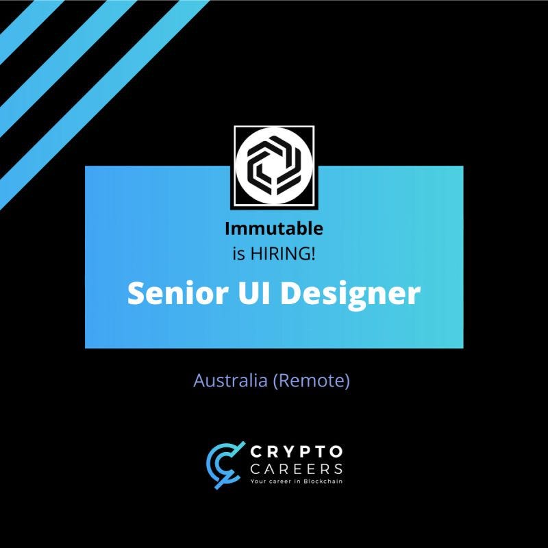 text and logo over a dual colored background