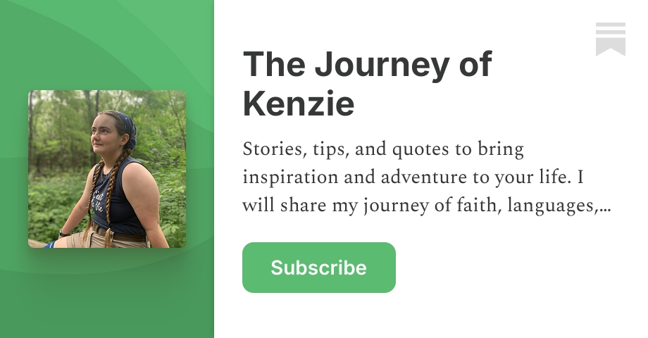The Journey of Kenzie | Substack