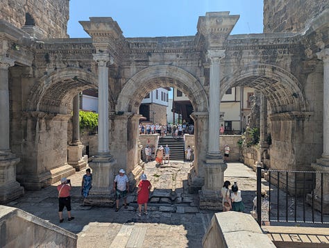 Hadrian's Gate and the Antalya Necropolis Museum