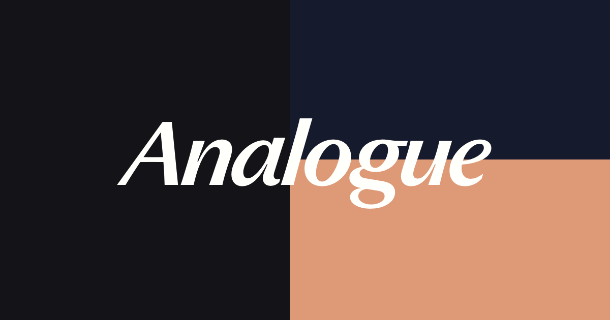 Analogue Group Analogue Group