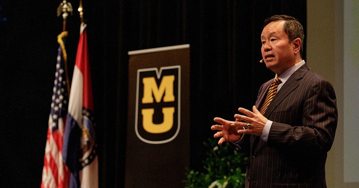 University of Missouri president says he cut student groups' funding 'to  protect the institution' | News From The States