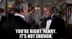 YARN | You're right, Henry. It's not enough. | The Sting (1973) | Video  clips by quotes | 32c2b040 | 紗