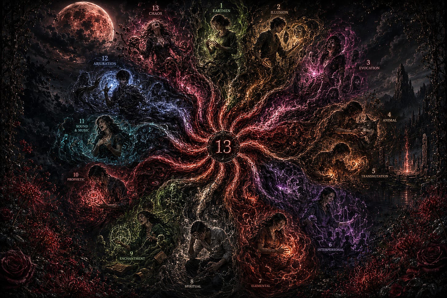 The shadow Keys and tehe 13 keys