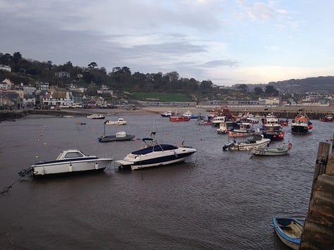 Photos of the harbour in Lyme Regis known as The Cobb. Images: Roland's Travels